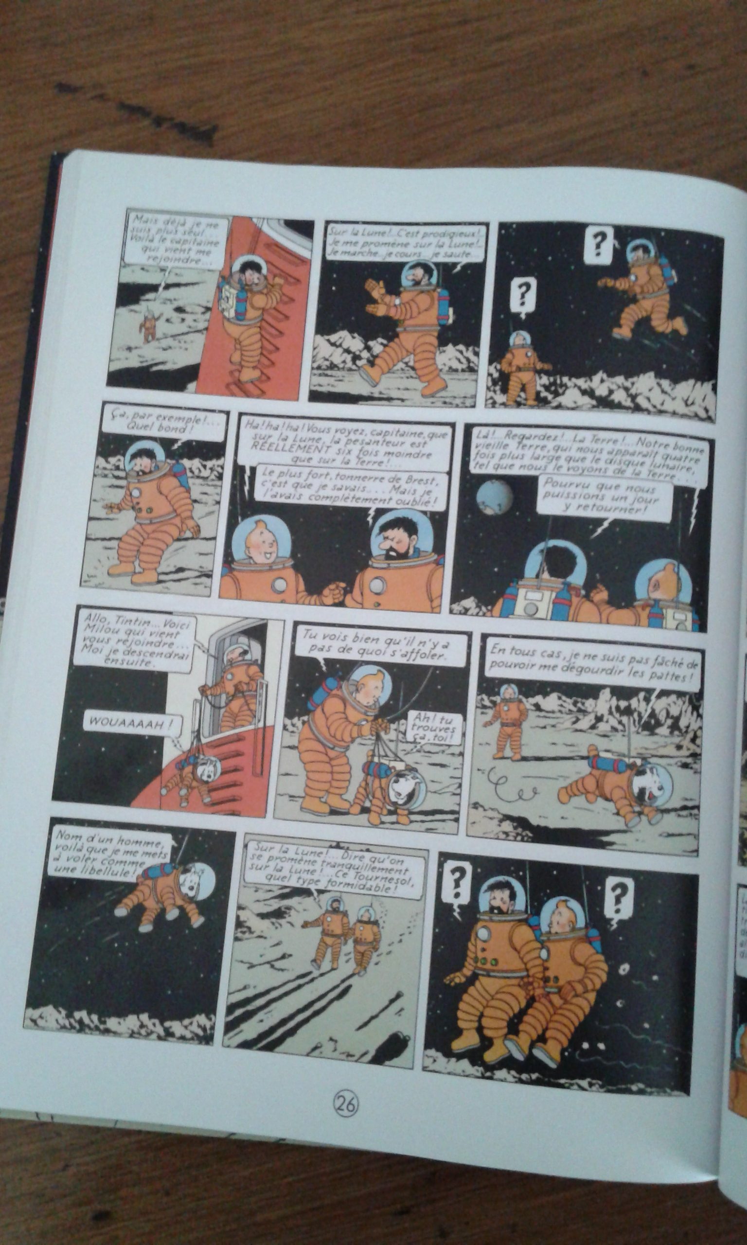 Un prix "lunaire" pour une planche de Tintin